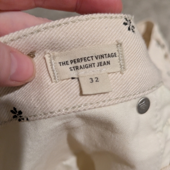 Madewell Perfect Vintage Straight Jean in Daisy Drizzle - Picture 10 of 11